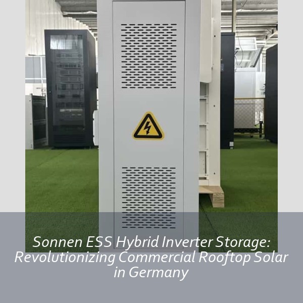Sonnen ESS Hybrid Inverter Storage: Revolutionizing Commercial Rooftop Solar in Germany